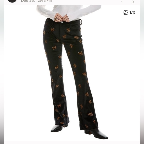 Driftwood Denim Womens Driftwood Wyatt Pant, Black - Picture 3 of 9